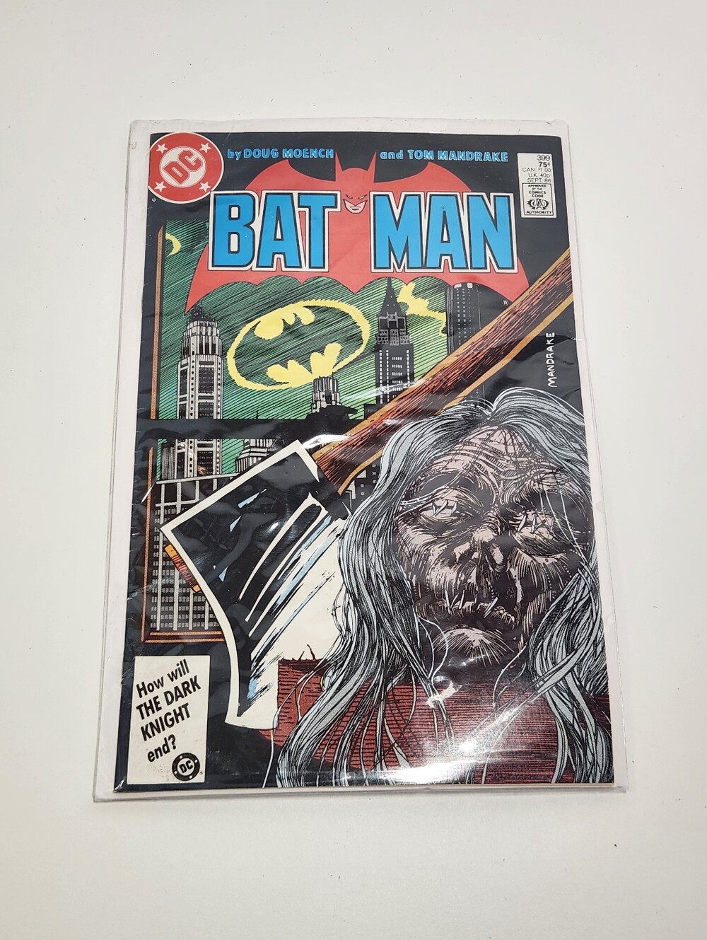 DC Comics Batman #399 Sept 1986 Copper Age Doug Moench & Tom Mandrake